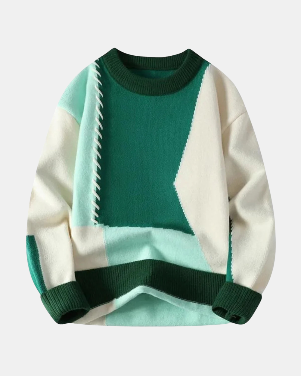Erick | Trendy Patchwork Sweater