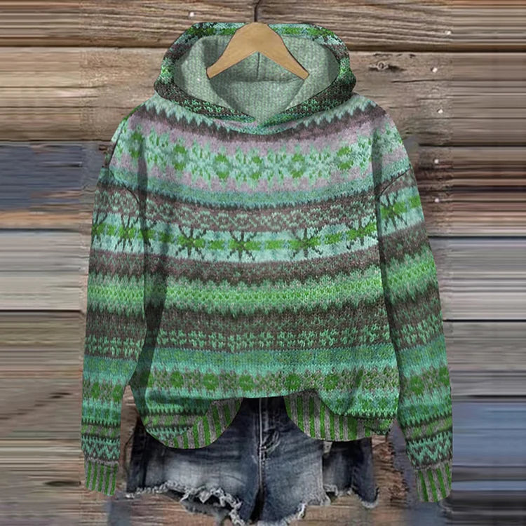 Uvelia | Ethnic Retro Hoodie
