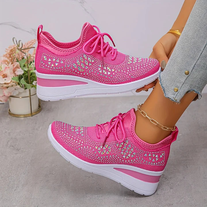 Romee | Orthopedic Sneakers with Sparkling Rhinestones